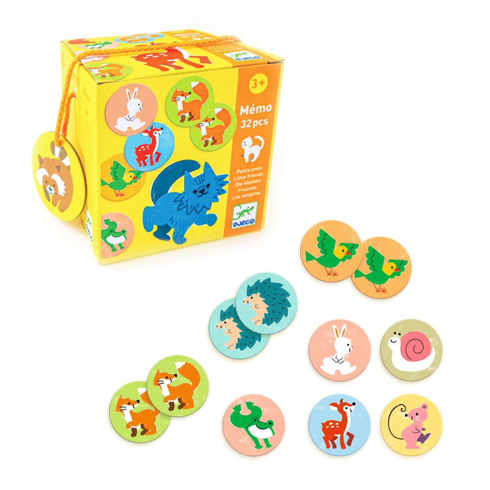 Розвиваюча гра Djeco мемо Маленькі друзі Memo DJ08184, фото 1