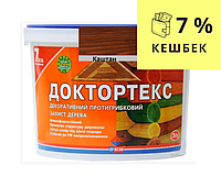 Лазурь-лак антисептический ІРКОМ ДОКТОРТЕКС ІР-013 для древесины каштан 3л