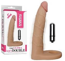 Насадка для подвійного проникнення - The Ultra Soft Double Vibrating 7"