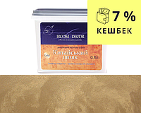 Штукатурка "отточенто" ІРКОМ КИТАЙСЬКИЙ ШОВК ЗОЛОТИЙ декоративная 0,8л