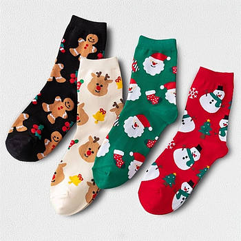 Шкарпетки жіночі новорічні