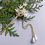 Металева шпилька для волосся "Ніжність", фото 2