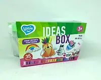 Набор Воздушный пластилин Ideas box, 35 стика, легкий, прыгающий в пластиковом боксе