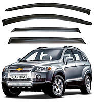 Ветровики Chevrolet Captiva, Opel Antara 2007-2011 (скотч) VIP Китай