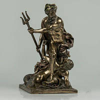 Статуэтка с бронзовым покрытием Veronese Посейдон 26х16 см в подарочной коробке 73133