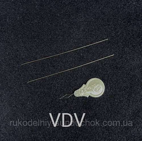 Голка бісерна Miyuki 90 мм (1 бліст.x 2 голки та нитковтягувач) BNS3, фото 1