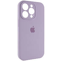 Чохол Fiji Silicone Case Full Camera для Apple iPhone 15 Pro бампер накладка із захистом камери Light Purple