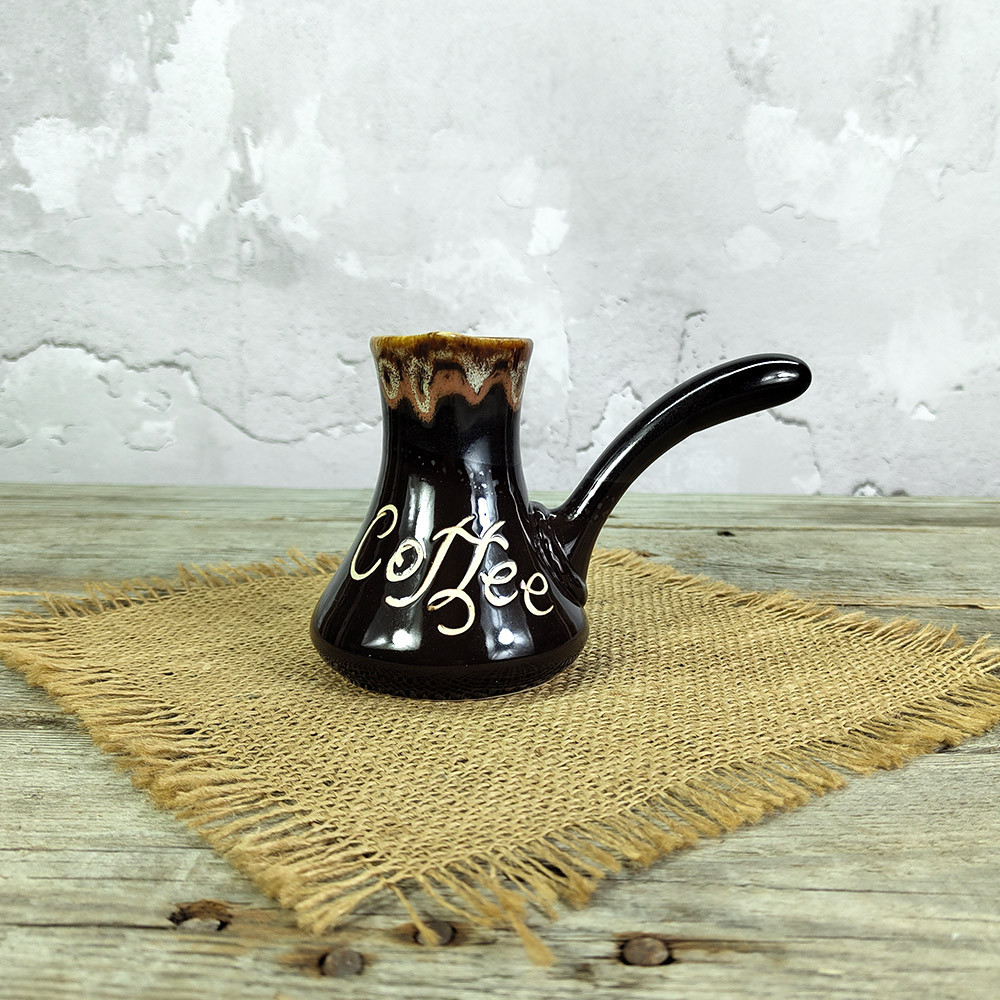 Турка Асканія Coffee 150 мл шоколад керамічна + розсікач, фото 1