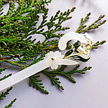 Шпилька для волосся "Конвалія" (біла), фото 2