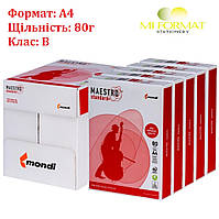 Папір офісний Maestro Standart Plus A4, 80 г/м2 500л, Mondi - 1ящик