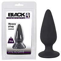 Анальна пробка - Black Velvets Heavy Plug Medium