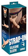 Чоловічий страпон - Strap-On Silicone Sleeve Large