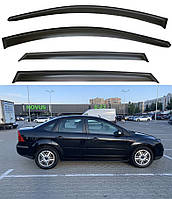 Ветровики Ford Focus II седан/хетчбек 2004-2011 (скотч) VIP Китай