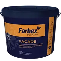 Фарба фасадна високоякісна Farbex Facade акрилова 7кг