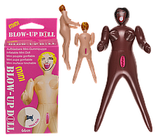 Надувна міні лялька Mini Blow-Up Doll Brown Hair, 66 см