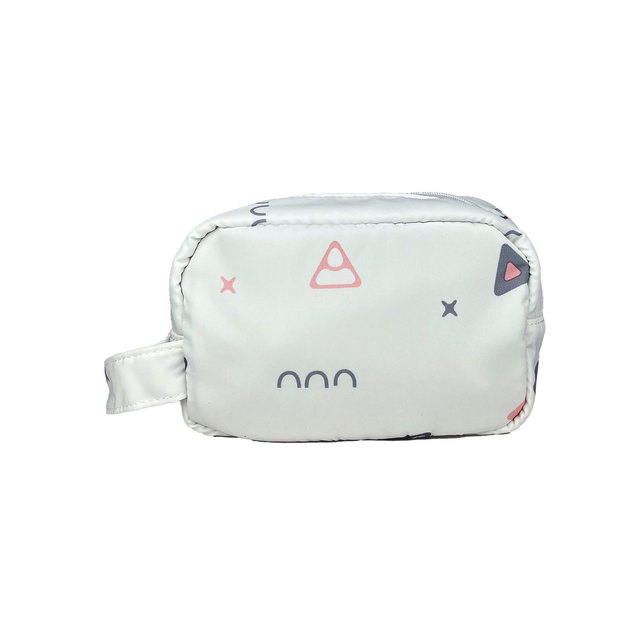 Косметичка Makeup Bag 17*11*7 см (1 шт), Білий з малюнком