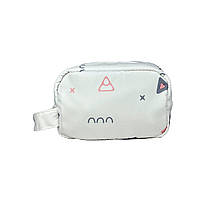 Косметичка Makeup Bag 17*11*7 см (1 шт), Білий з малюнком