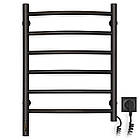 Сушарка для рушників Камелія 480х600 Sensor права з таймером, чорний муар, фото 2