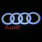 Логотип підсвітка дверей Ауді Lazer door logo light Audi, фото 2