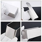 Тримач для рушників Navin 230 мм, неіржавка сталь, фото 5