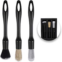 Набор кистей Interior Detailing Brush Set для интерьера 3 шт