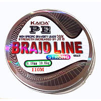 Шнур KAIDA BRAID LINE 110 m 0.18, Kaida