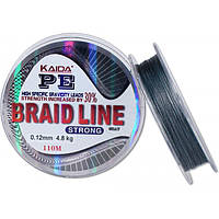 Шнур KAIDA BRAID LINE 110 m 0.30, Kaida