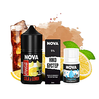 Самозаміс рідини Nova 30 ml для pod под систем, сольова жижа, заправка для електронки, солевая жидкость