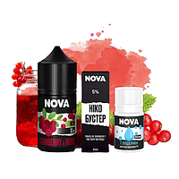 Самозаміс рідини Nova 30 ml для pod под систем, сольова жижа, заправка для електронки, солевая жидкость