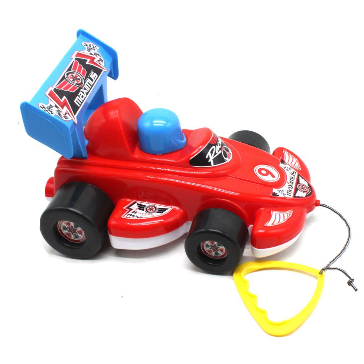 Машинка для перегонів "Бустер", червона (9166)