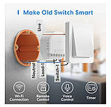 Розумне реле Meross Smart Wi-Fi In-Wall Switch, фото 2