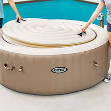 Тент Intex 28523 теплозберігаючий тент-чохол для СПА (198х72 см), фото 4