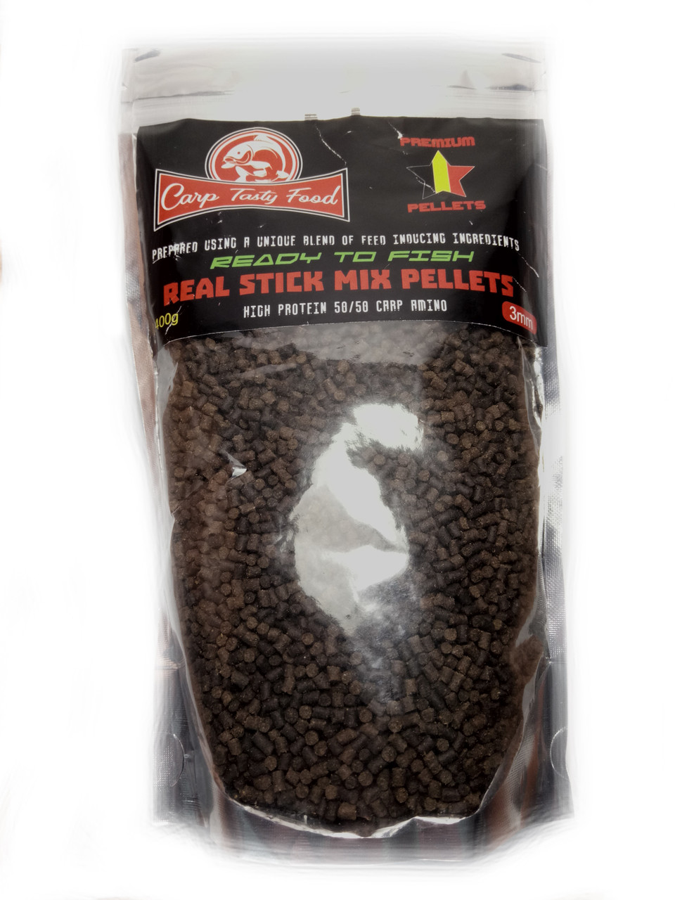 Пеллетс для стик микса Carp Tasty Food 3 mm 400 g - фото 3 - id-p2120045862