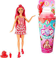 Кукла Барби рыжие волосы сочные фрукты Арбузный аромат Barbie Pop Reveal Watermelon Crush Scent with Red Hair