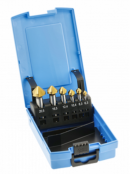 Набір для зняття фасок з титановим покриттям HOEGERT HT6D190