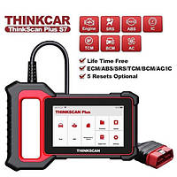 Автосканер ThinkScan Plus S7 / OBD-II, АКПП, ABS, Airbag, BCM, IC, AC / x431 / OBD2