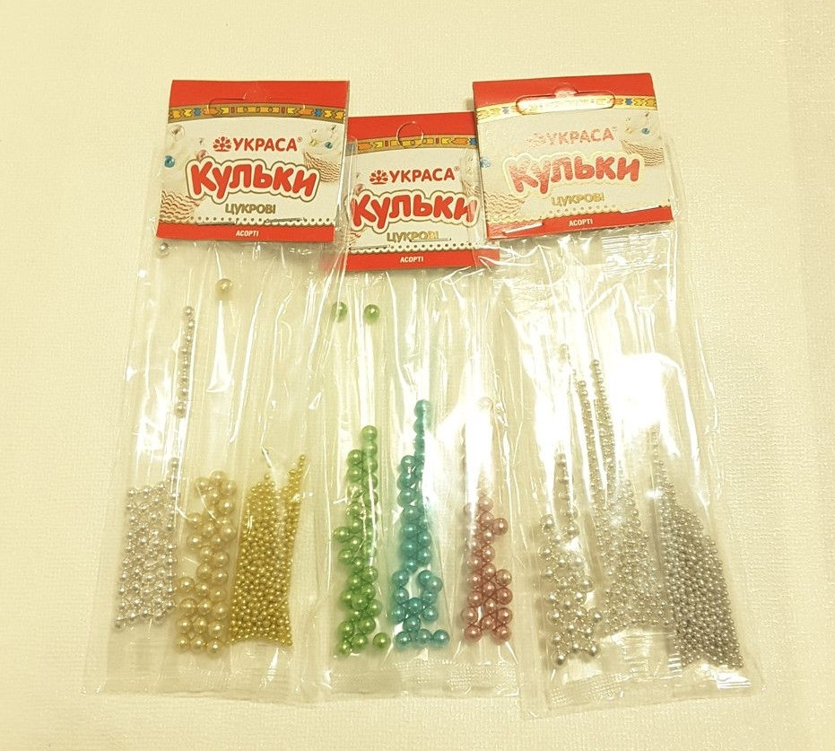 Цукрові кульки асорті в стіках, фото 1