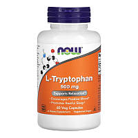 Триптофан NOW L-Tryptophan 500 mg (60 вега-капс)