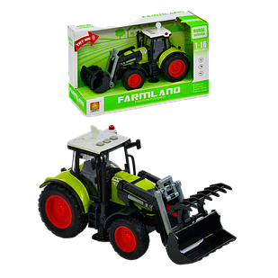 Іграшка Трактор-бульдозер зі звуковими та світловими ефектами Farmland Зелений