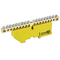 Шина нульова CD 6X9/18 для кріплення на DIN-рейку