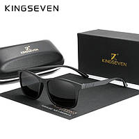 Мужские поляризационные солнцезащитные очки KINGSEVEN N7361 Black Gray