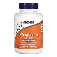 Триптофан NOW L-Tryptophan 500 mg (120 вега-капс)