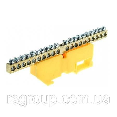 Шина нульова CD 6X9/20 для кріплення на DIN-рейку