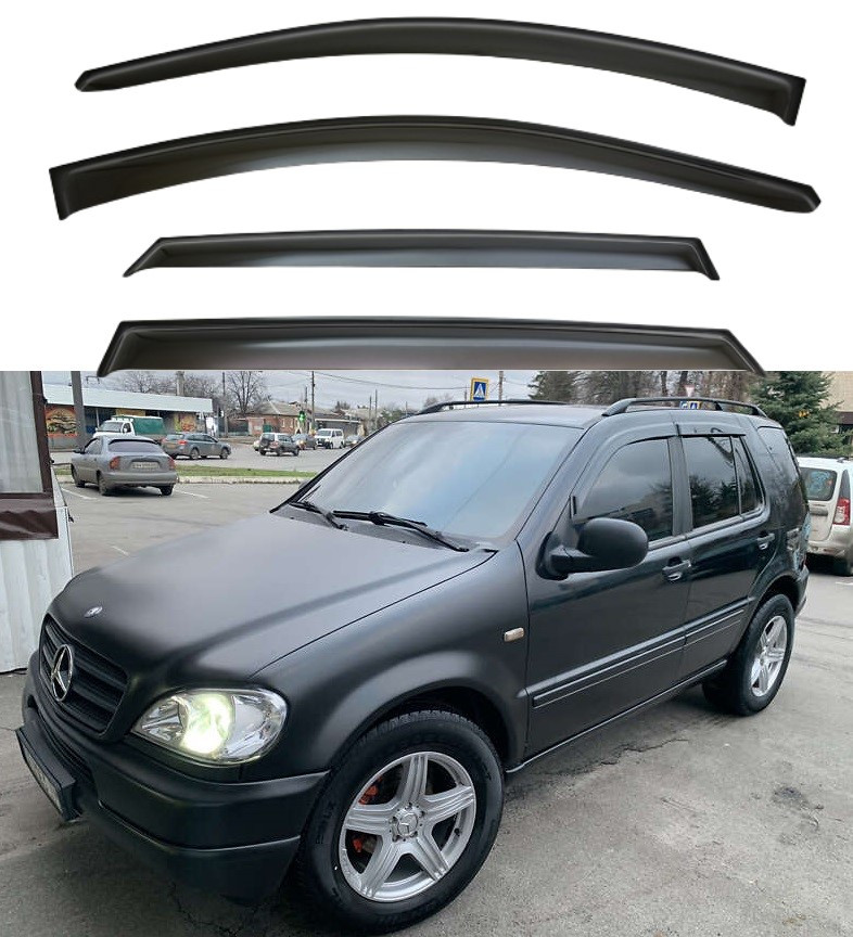 Вітровики Mercedes ML-Class W-163 1997-2005 (скотч) VIP Китай