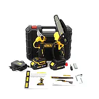 Набор электроинструмента для садовода DeWalt 24V 5А (Секатор DCMPP540P1 + пила DCM150N) для обрезки деревьев