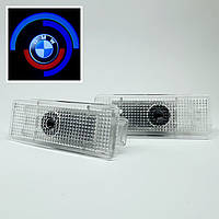 Логотип подсветка двери БМВ Lazer door logo light BMW Е39 Е53 Е52 Ювилейный