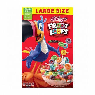 Kellogg's Froot Loops Large Size 374g, фото 1