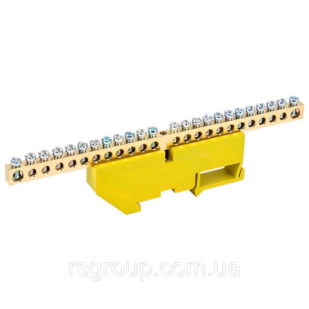 Шина нульова CD 6X9/24 для кріплення на DIN-рейку