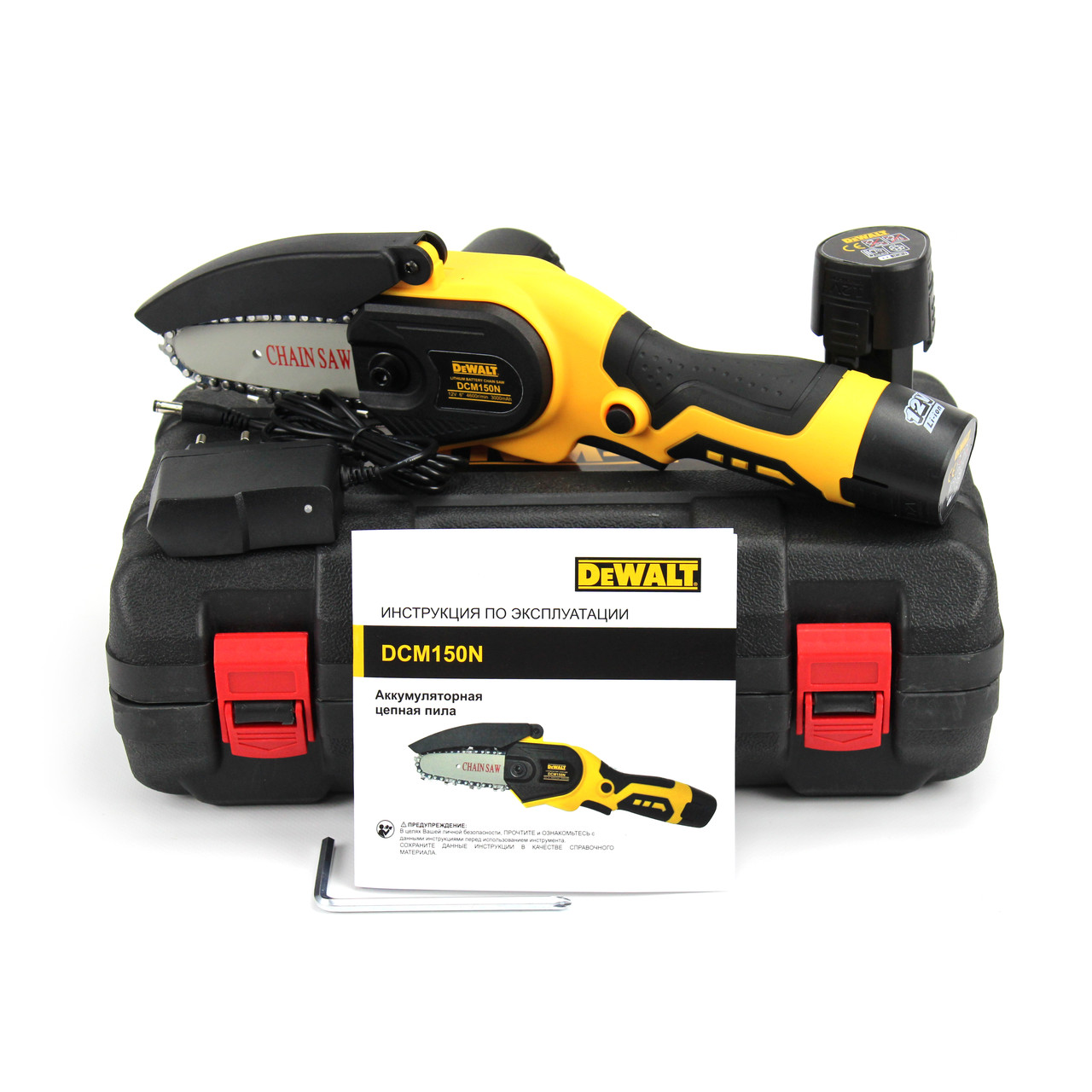 Акумуляторна міні пила DeWalt DCM130N (12V, 3Аh) АКБ гілкоріз Деволт