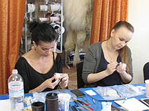 Блиц-курс Ирины Горюновой " Будуарная кукла" в Студии куклы, Сентябрь, 2016 года. 10